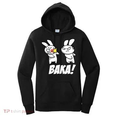 Baka! Rabbit Slap Funny Anime Women's Hoodie
