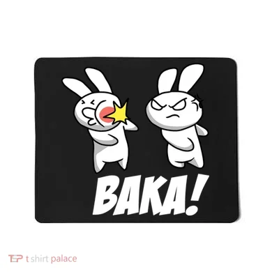 Baka! Rabbit Slap Funny Anime Mousepad