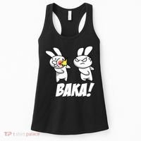Baka! Rabbit Slap Funny Anime Women's Tank Top thumb 0