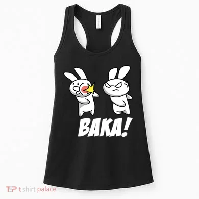 Baka! Rabbit Slap Funny Anime Women's Tank Top