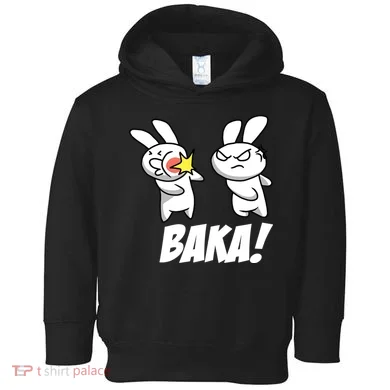 Baka! Rabbit Slap Funny Anime Toddler Hoodie