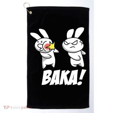 Baka! Rabbit Slap Funny Anime Golf Towel