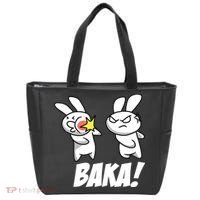 Baka! Rabbit Slap Funny Anime Tote Bag thumb 0