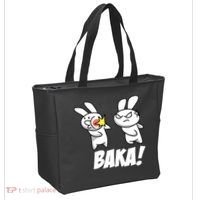 Baka! Rabbit Slap Funny Anime Tote Bag thumb 2