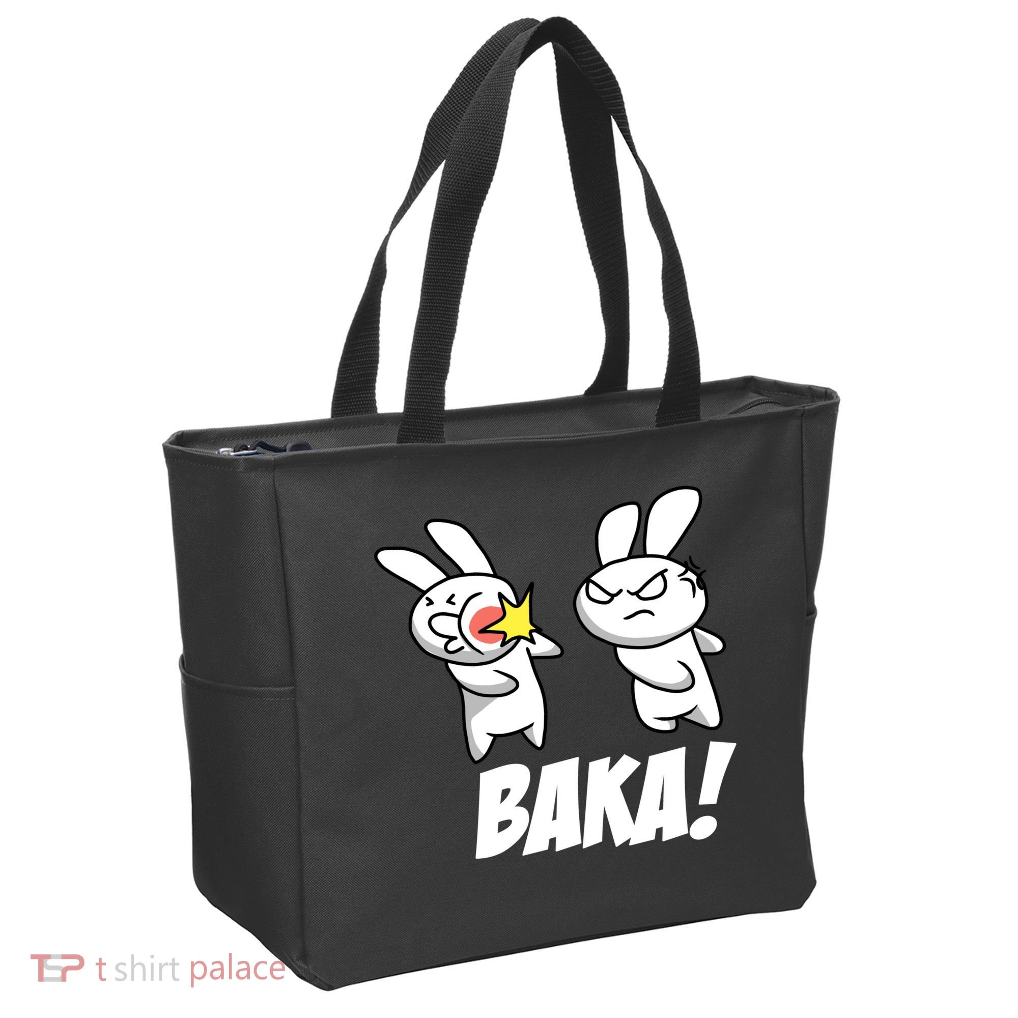 Baka! Rabbit Slap Funny Anime Tote Bag