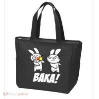 Baka! Rabbit Slap Funny Anime Tote Bag thumb 3