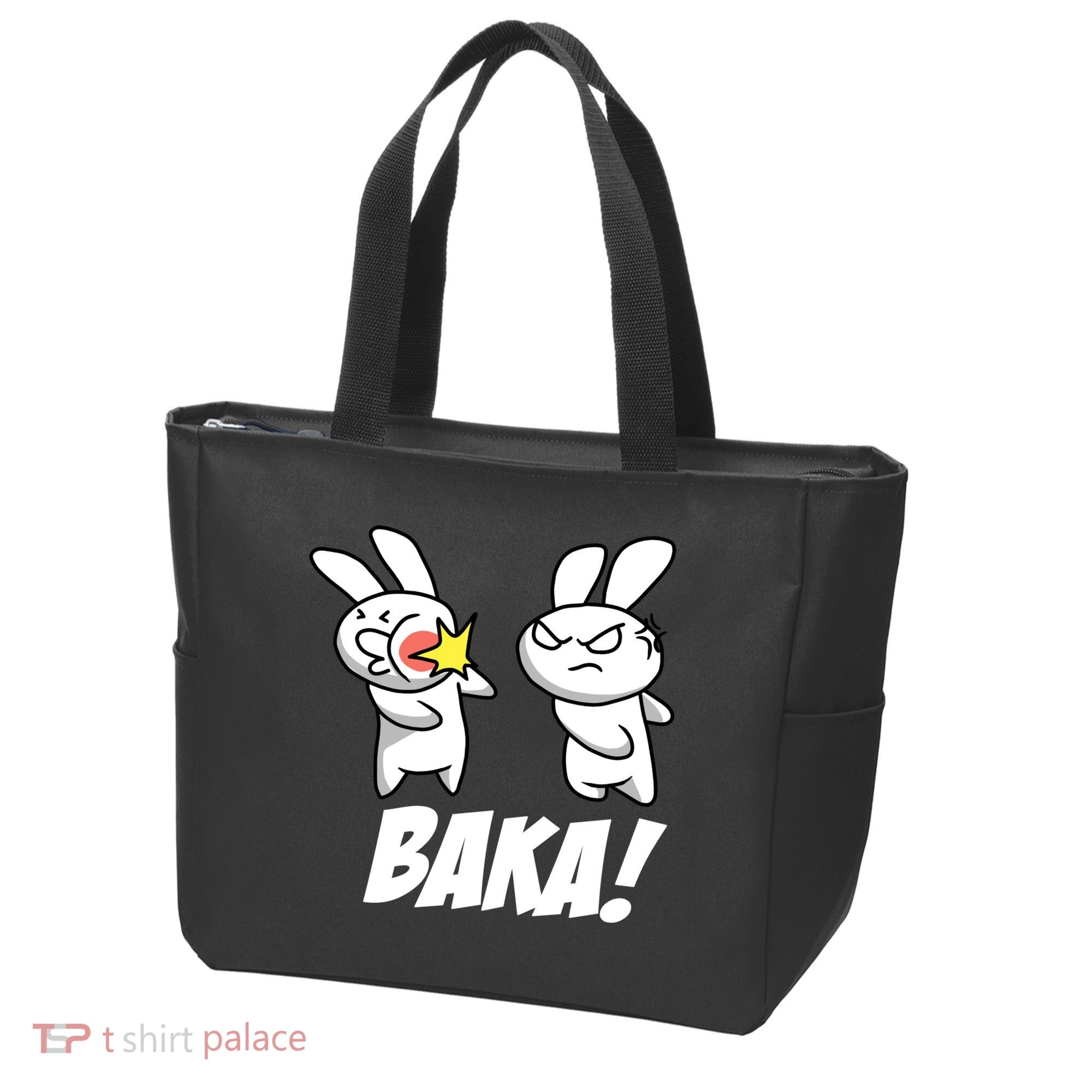 Baka! Rabbit Slap Funny Anime Tote Bag