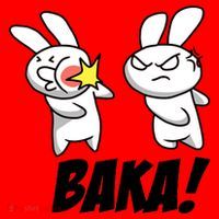 Baka! Rabbit Slap Funny Anime Santa Hat thumb 1