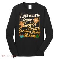 Bake Cookies Watch Christmas Movies Long Sleeve Shirt thumb 0