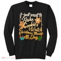 Bake Cookies Watch Christmas Movies Sweatshirt thumb 0