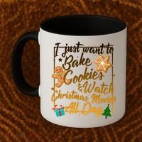 Bake Cookies Watch Christmas Movies Coffee Mug thumb 2