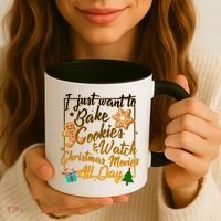 Bake Cookies Watch Christmas Movies Coffee Mug thumb 3