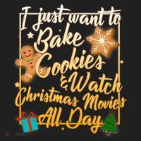 Bake Cookies Watch Christmas Movies Beanie thumb 2