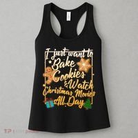 Bake Cookies Watch Christmas Movies Women's Tank Top thumb 3