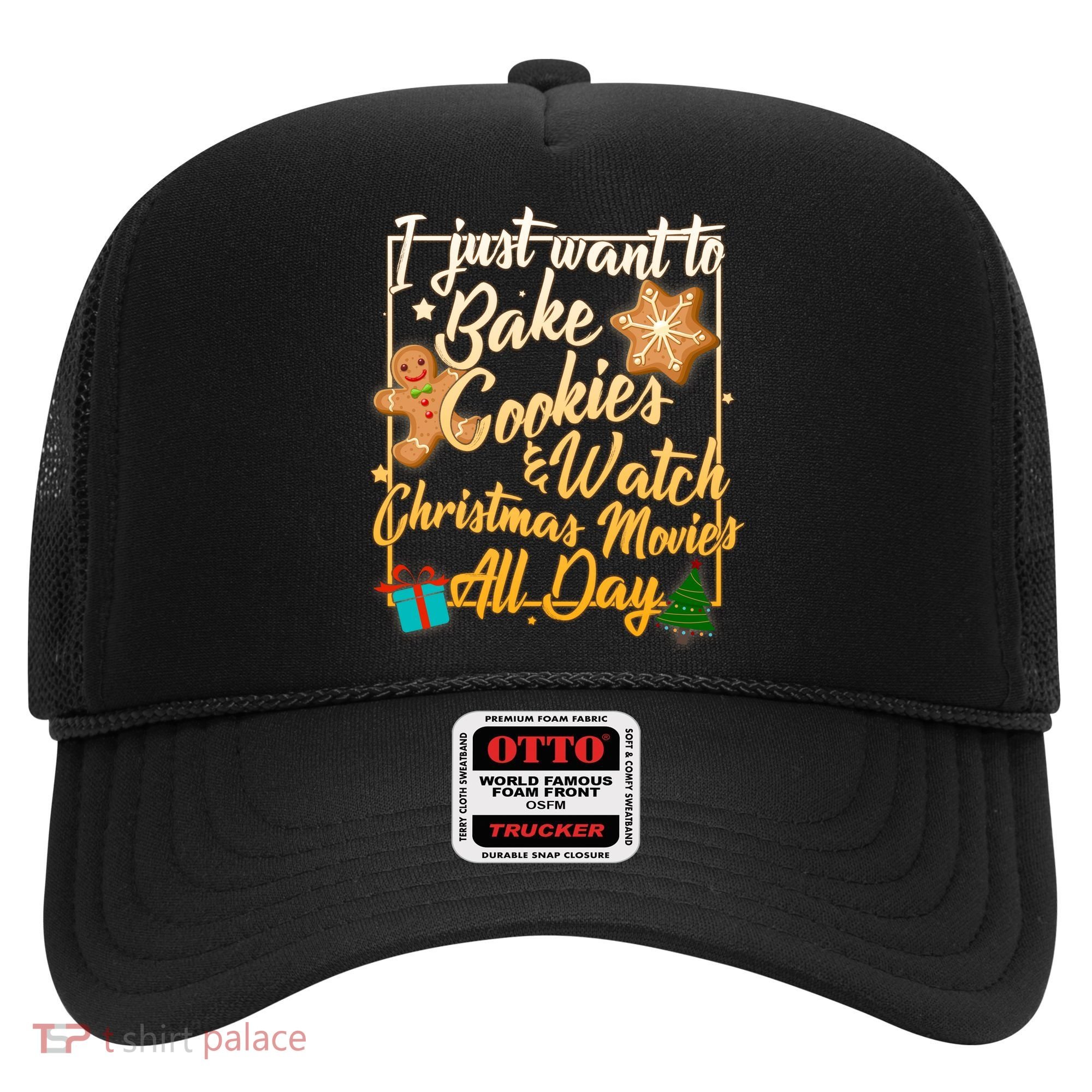 Bake Cookies Watch Christmas Movies Hat