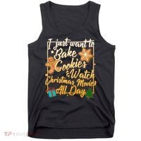 Bake Cookies Watch Christmas Movies Tank Top thumb 0