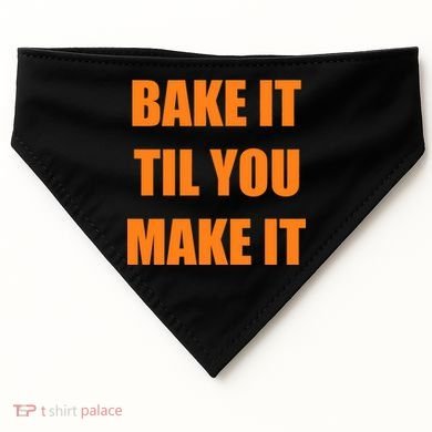 Bake it Til You Make It Cleveland Football USA-Made Doggie Bandana