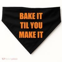 Bake it Til You Make It Cleveland Football USA-Made Doggie Bandana thumb 0