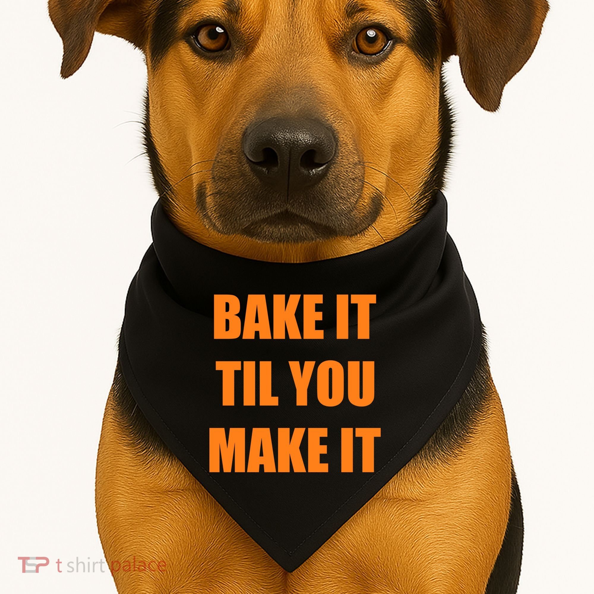 Bake it Til You Make It Cleveland Football USA-Made Doggie Bandana