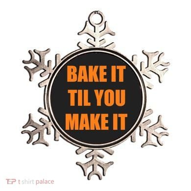 Bake it Til You Make It Cleveland Football Ornament