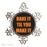 Bake it Til You Make It Cleveland Football Ornament thumb 0