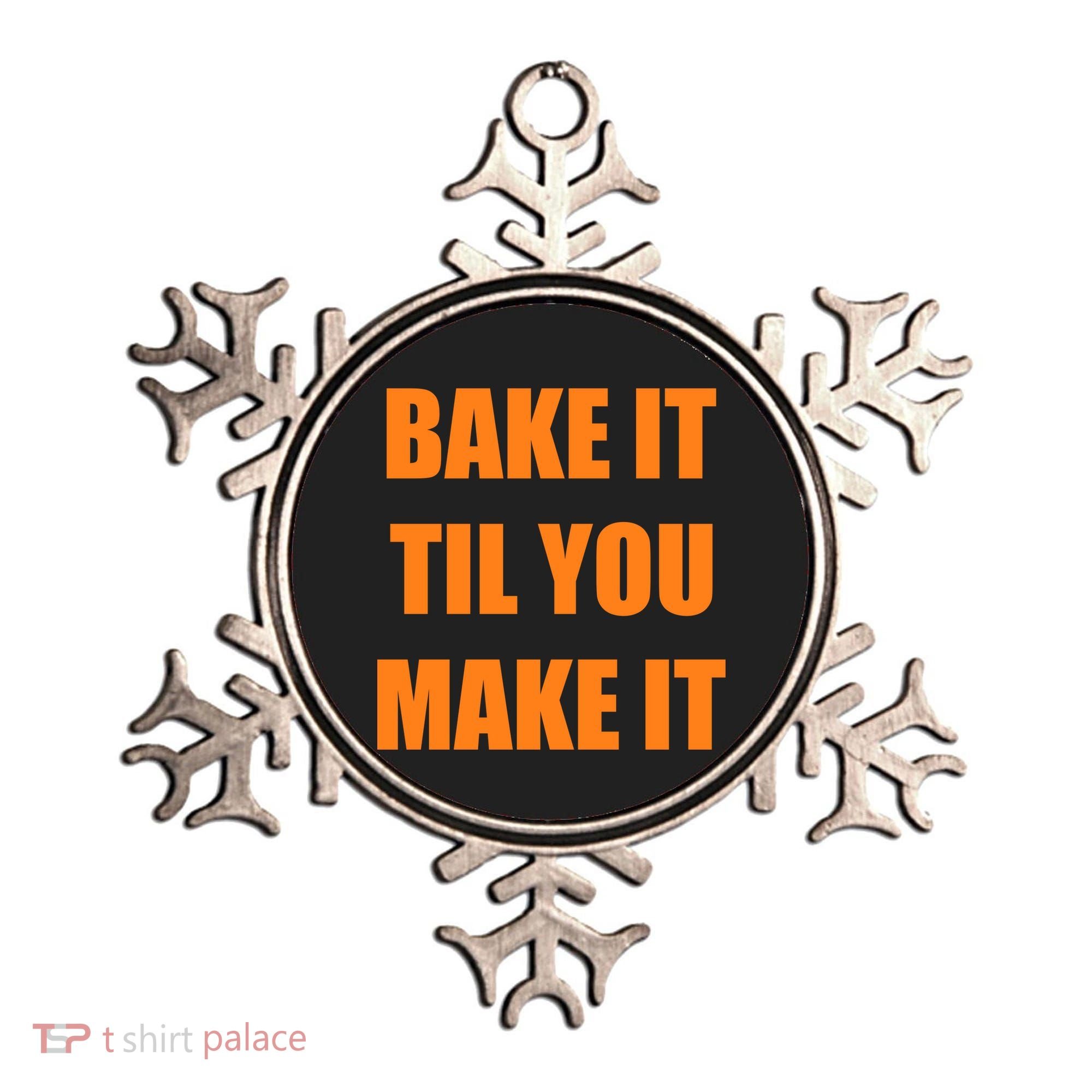 Bake it Til You Make It Cleveland Football Ornament