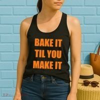 Bake it Til You Make It Cleveland Football Women's Tank Top thumb 2