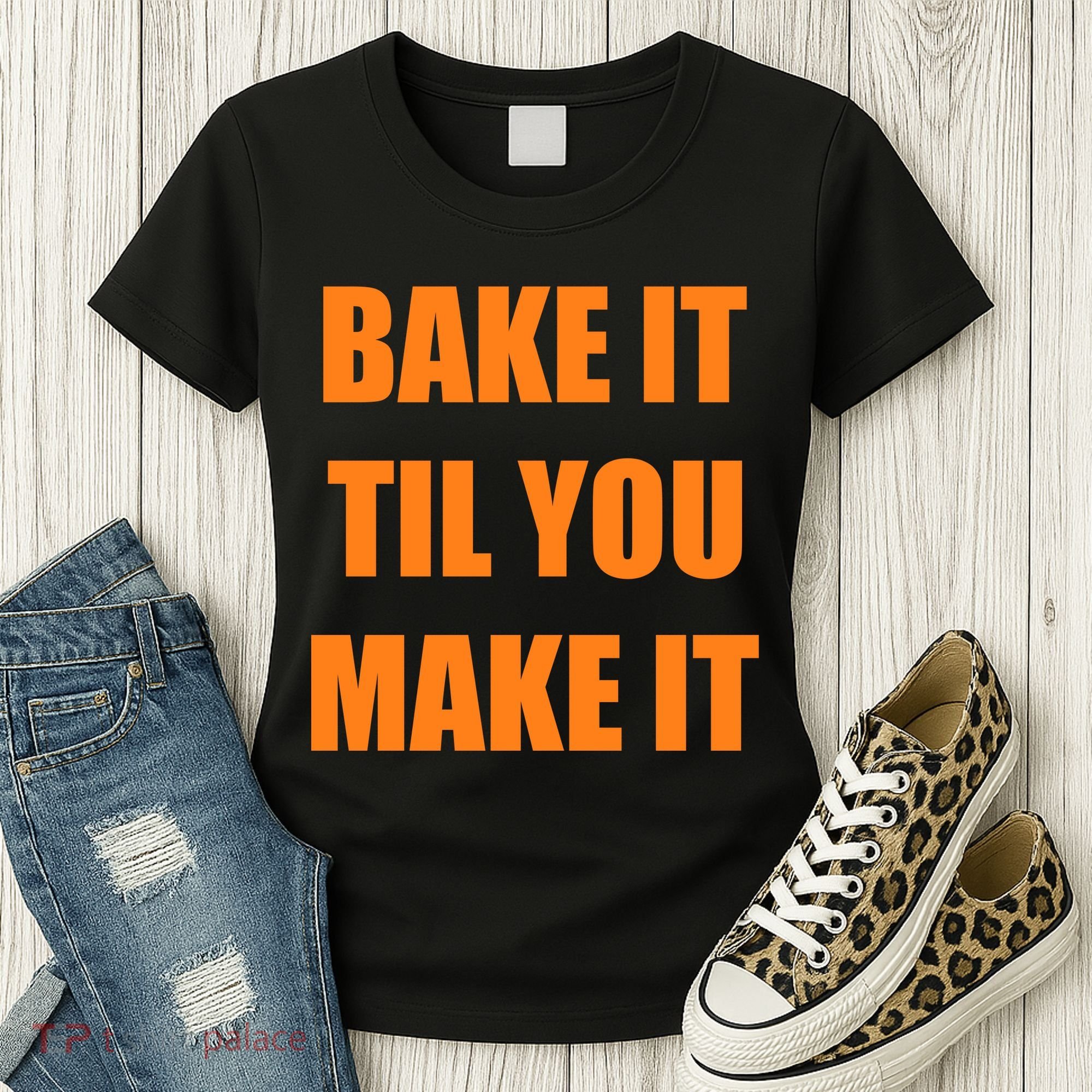 Bake it Til You Make It Cleveland Football Women's T-Shirt
