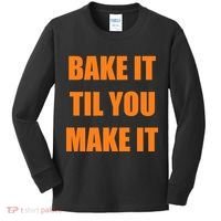 Bake it Til You Make It Cleveland Football Kids Long Sleeve Shirt thumb 0