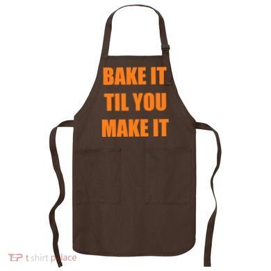 Bake it Til You Make It Cleveland Football Apron