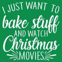 Bake Stuff And Watch Christmas Movies Ornament thumb 1