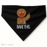 Bake This Gingerbread X-Mas USA-Made Doggie Bandana thumb 0
