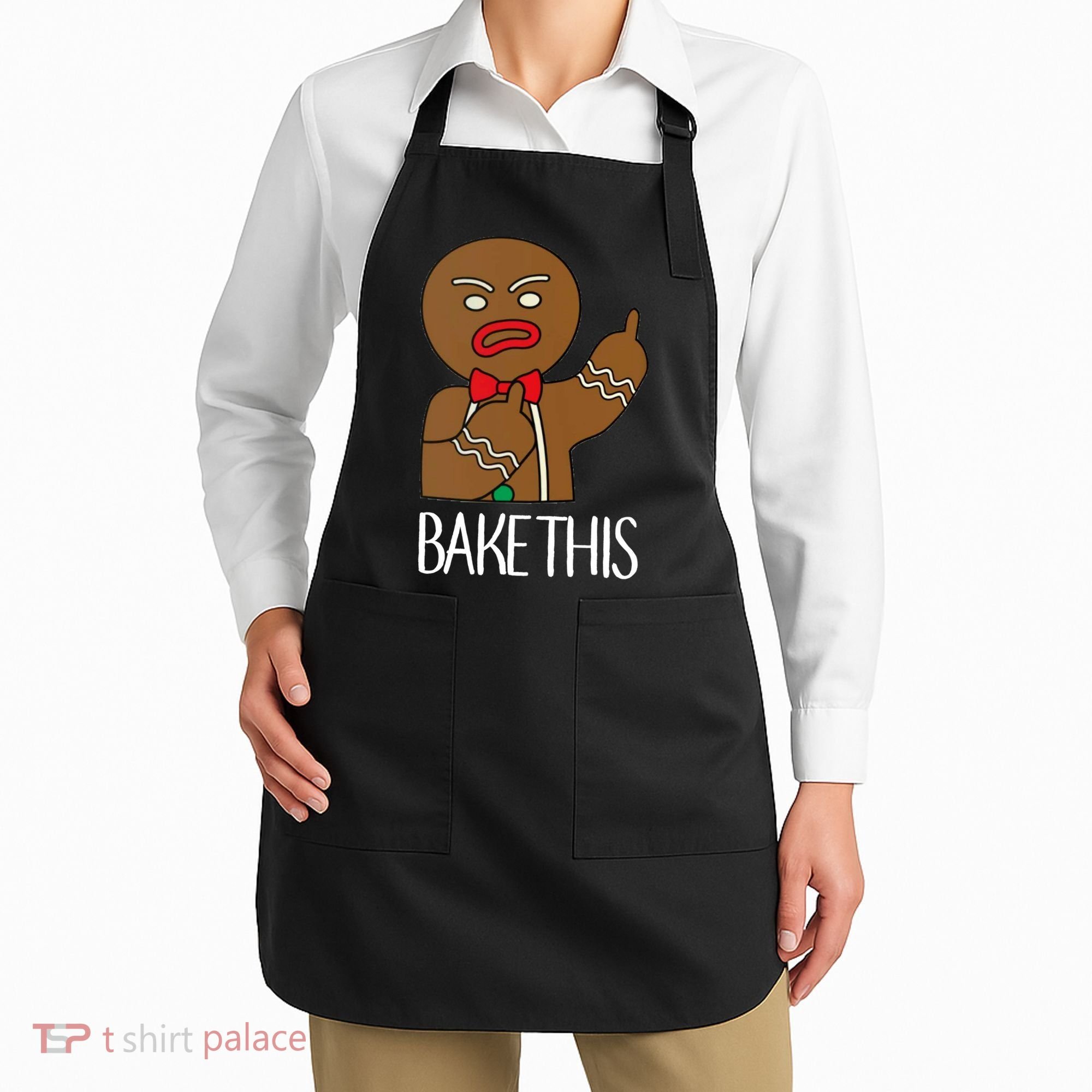 Bake This Gingerbread X-Mas Apron