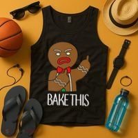 Bake This Gingerbread X-Mas Tank Top thumb 4
