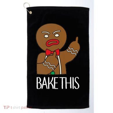 Bake This Gingerbread X-Mas Golf Towel