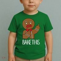 Bake This Gingerbread X-Mas Toddler T-Shirt thumb 2