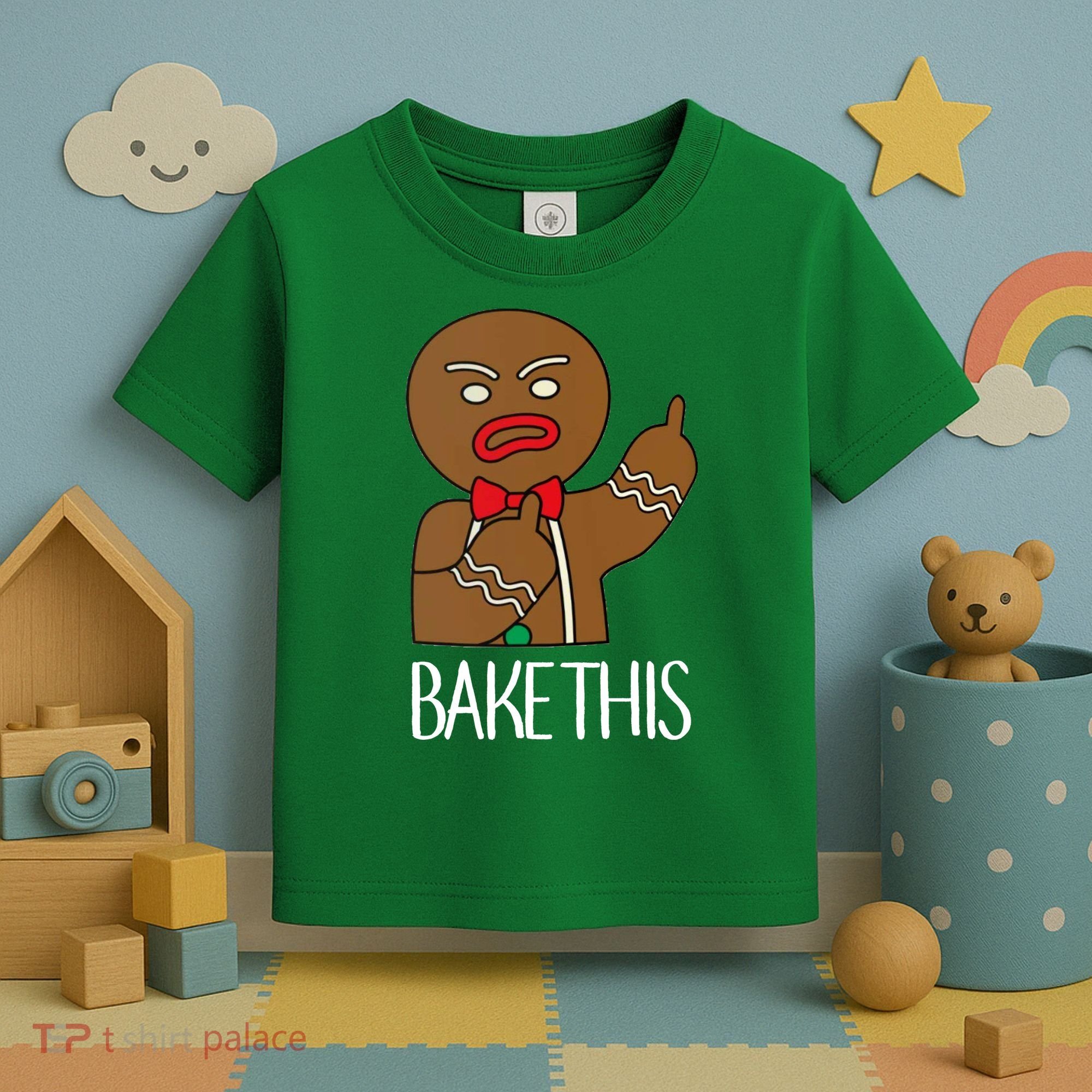 Bake This Gingerbread X-Mas Toddler T-Shirt