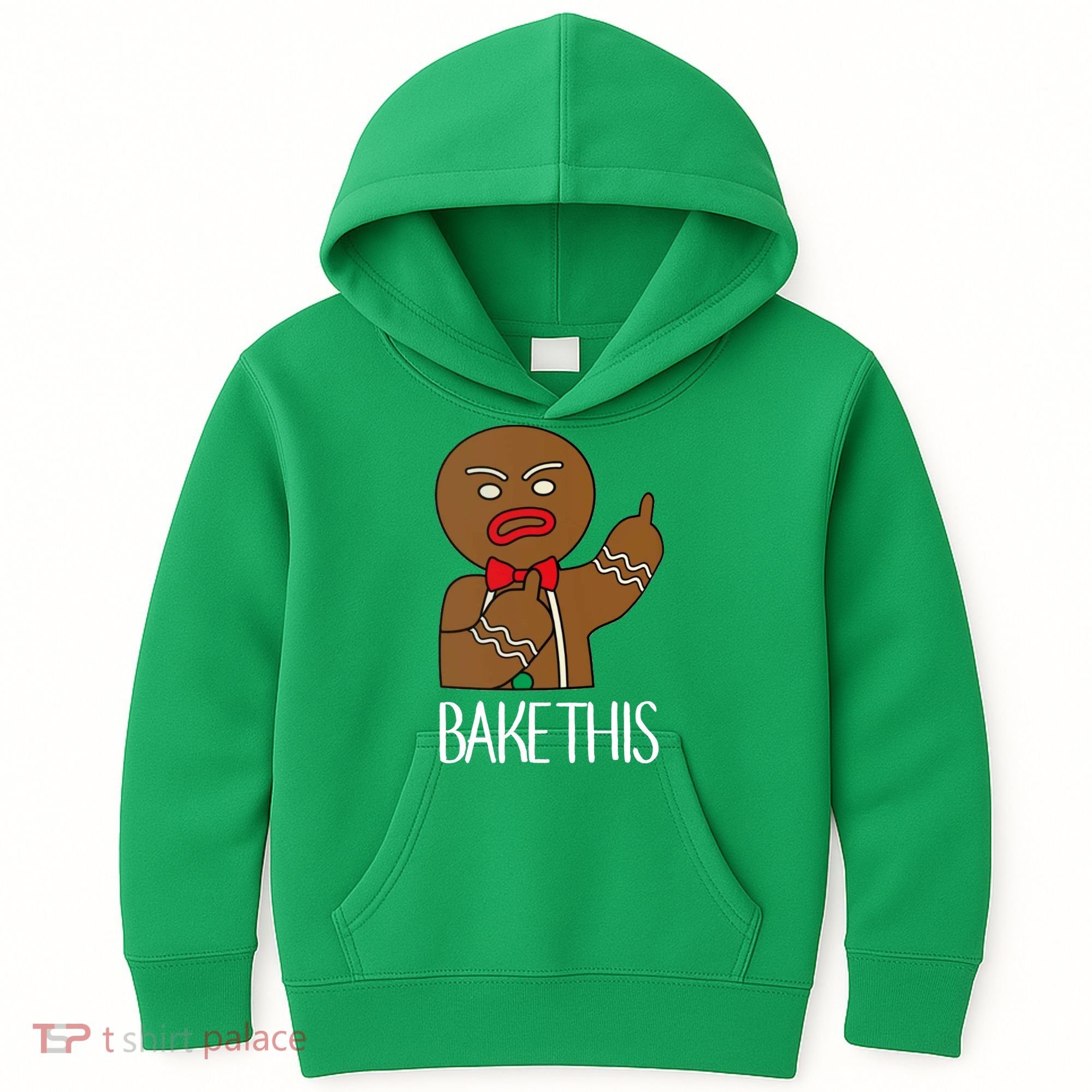 Bake This Gingerbread X-Mas Kids Hoodie