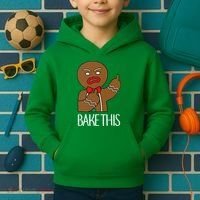 Bake This Gingerbread X-Mas Kids Hoodie thumb 2