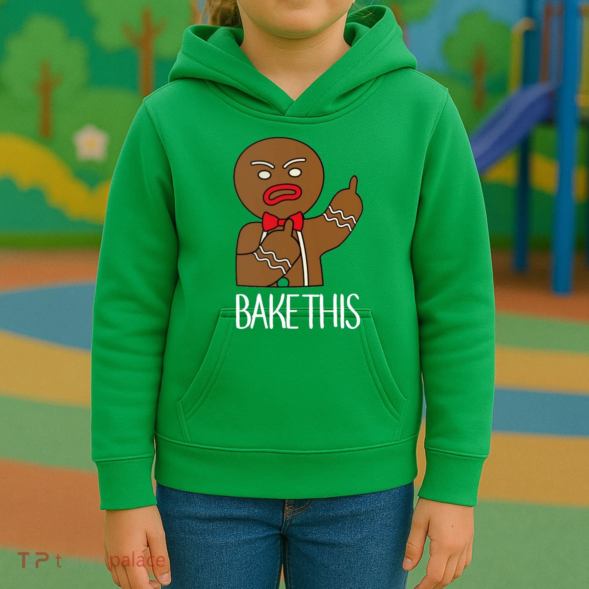 Bake This Gingerbread X-Mas Kids Hoodie
