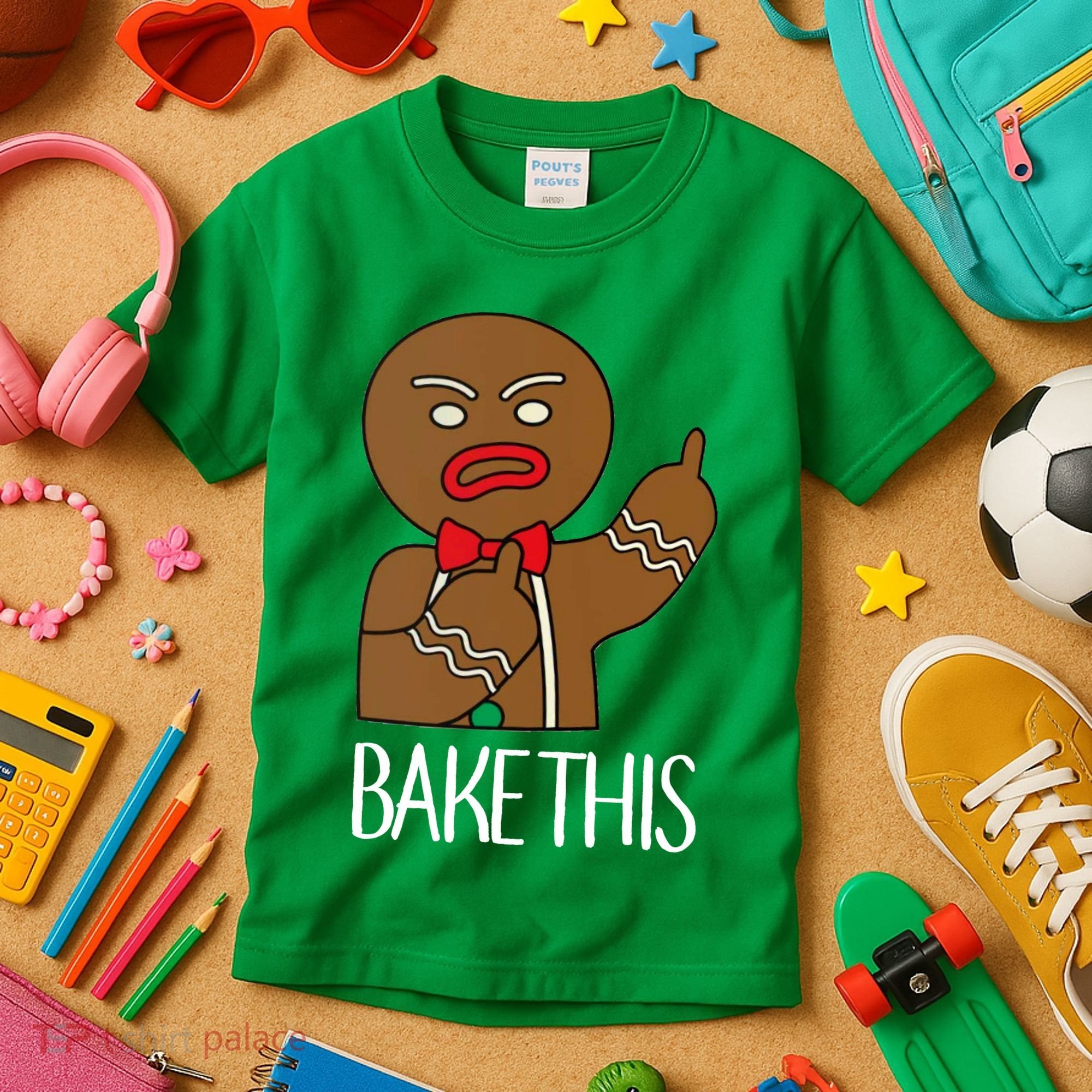 Bake This Gingerbread X-Mas Kids T-Shirt