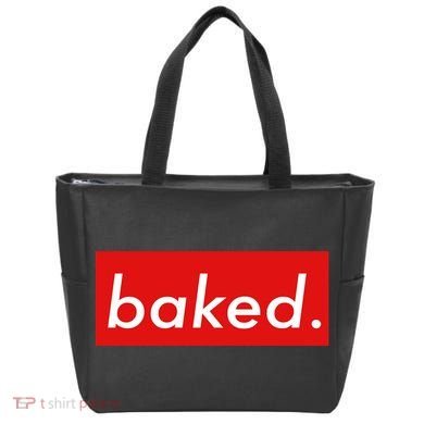 BAKED Designer Style Tote Bag