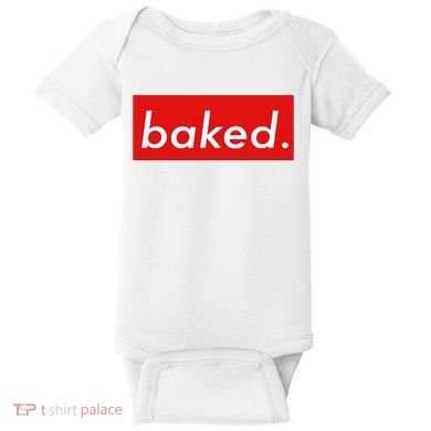 BAKED Designer Style Baby Bodysuit