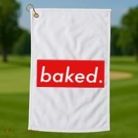 BAKED Designer Style Golf Towel thumb 1