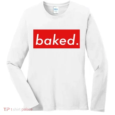 BAKED Designer Style Women's Long Sleeve Shirt