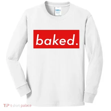 BAKED Designer Style Kids Long Sleeve Shirt