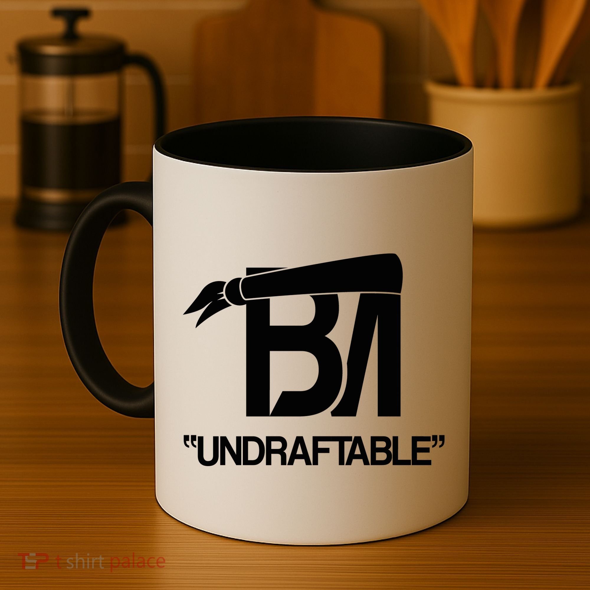 Baker Undraftable Cleveland Football Coffee Mug
