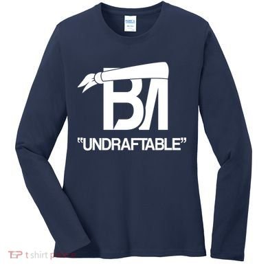 Baker Undraftable Cleveland Football Women's Long Sleeve Shirt