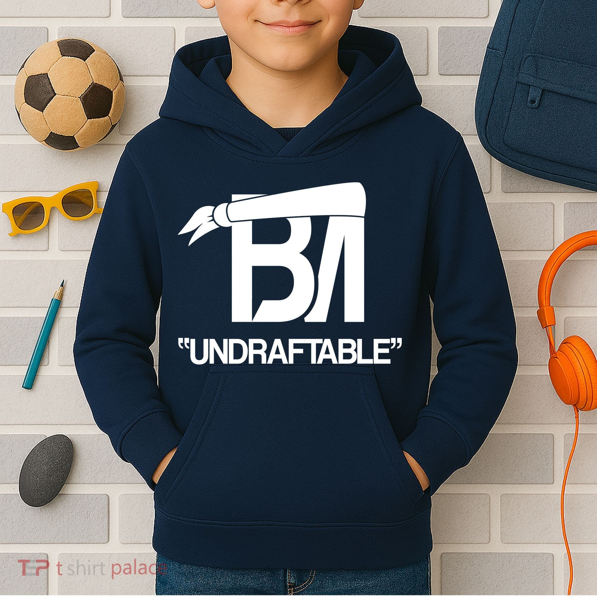 Baker Undraftable Cleveland Football Kids Hoodie