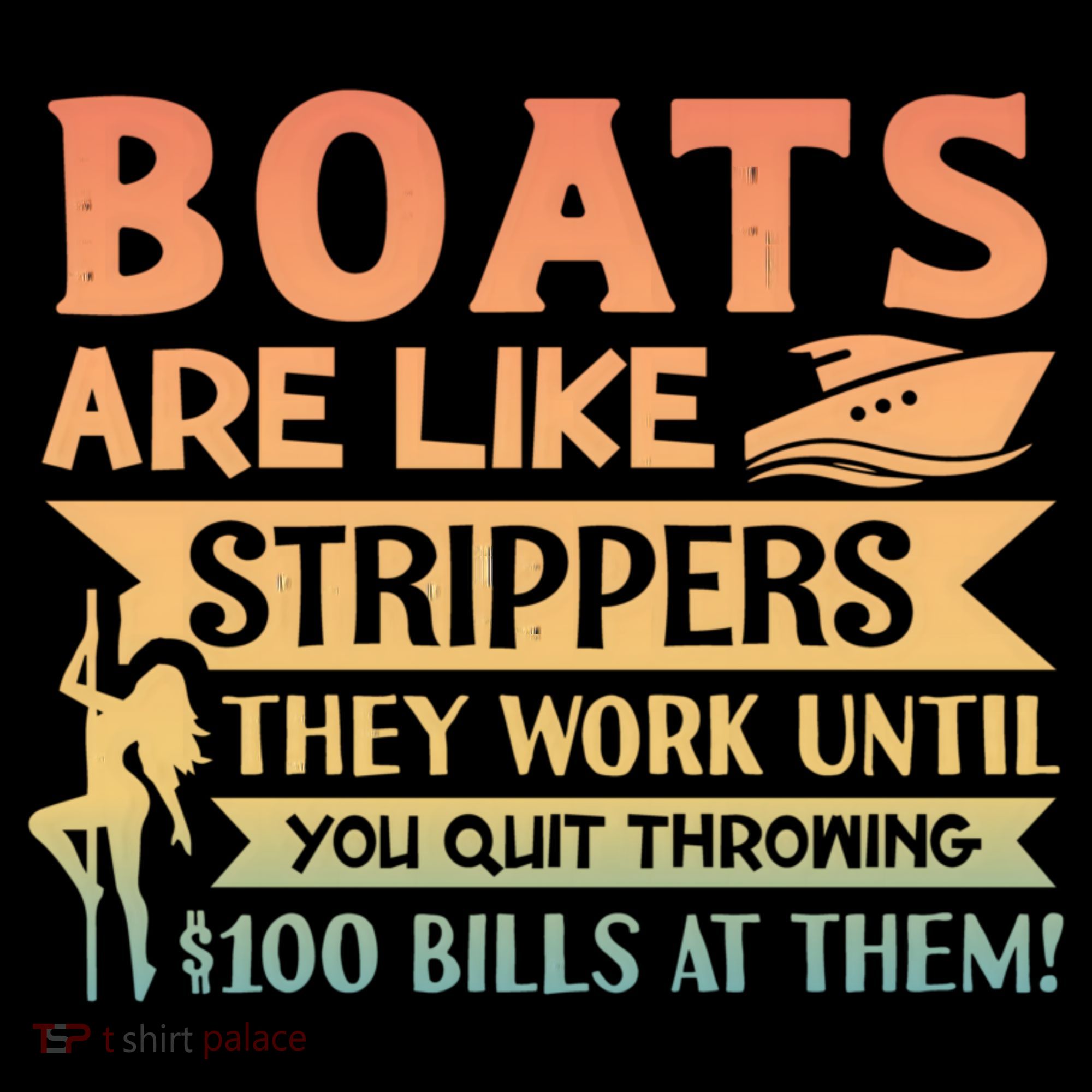 Boats Are Like Strippers They Work Until You Quit Throwing Coffee Mug